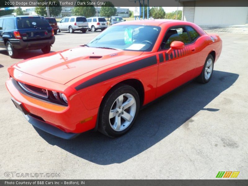TorRed / Dark Slate Gray 2010 Dodge Challenger R/T