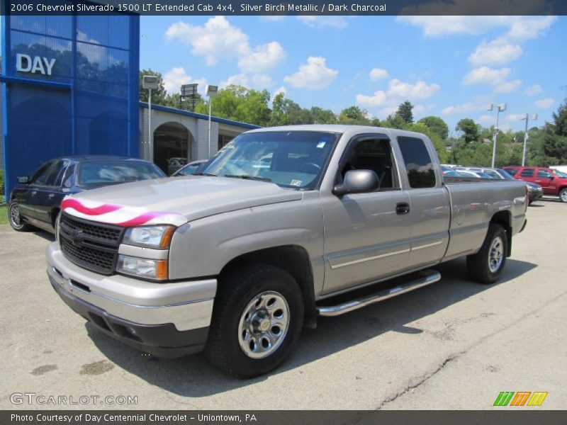 Silver Birch Metallic / Dark Charcoal 2006 Chevrolet Silverado 1500 LT Extended Cab 4x4
