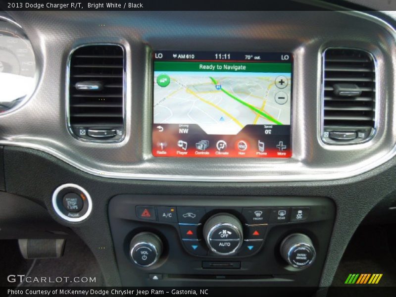 Bright White / Black 2013 Dodge Charger R/T