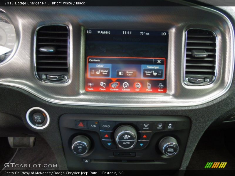 Bright White / Black 2013 Dodge Charger R/T