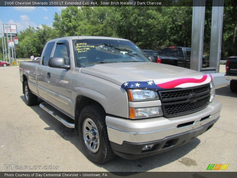 Silver Birch Metallic / Dark Charcoal 2006 Chevrolet Silverado 1500 LT Extended Cab 4x4