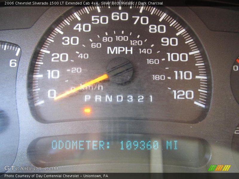Silver Birch Metallic / Dark Charcoal 2006 Chevrolet Silverado 1500 LT Extended Cab 4x4