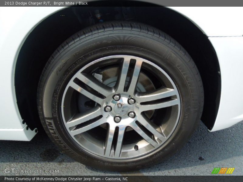 Bright White / Black 2013 Dodge Charger R/T