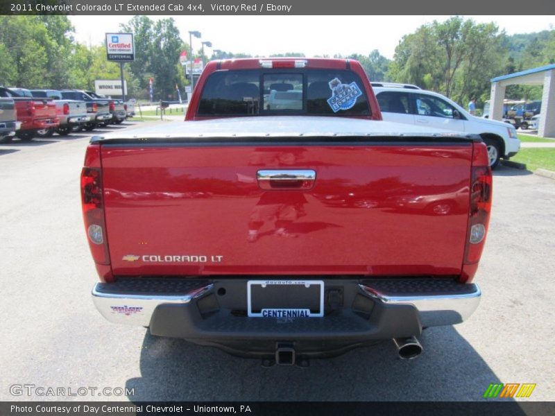 Victory Red / Ebony 2011 Chevrolet Colorado LT Extended Cab 4x4