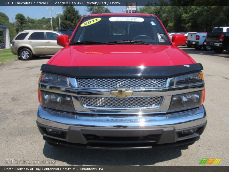 Victory Red / Ebony 2011 Chevrolet Colorado LT Extended Cab 4x4