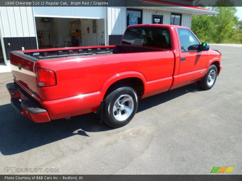 Bright Red / Graphite 1998 Chevrolet S10 LS Regular Cab