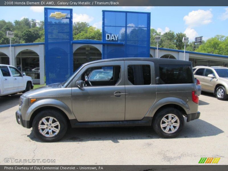 Galaxy Gray Metallic / Titanium/Black 2008 Honda Element EX AWD