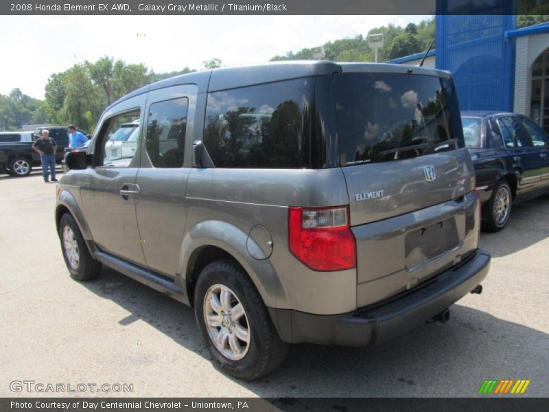 Galaxy Gray Metallic / Titanium/Black 2008 Honda Element EX AWD