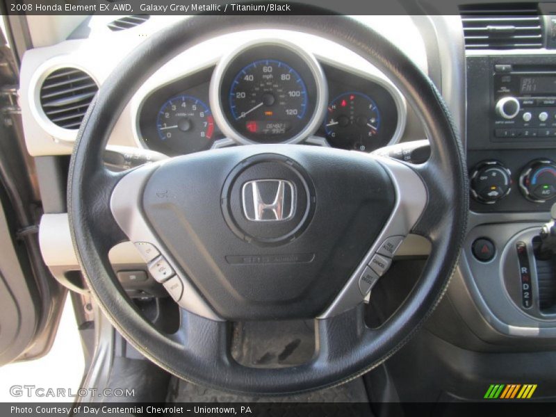 Galaxy Gray Metallic / Titanium/Black 2008 Honda Element EX AWD