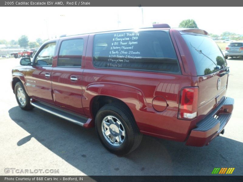 Red E / Shale 2005 Cadillac Escalade ESV AWD