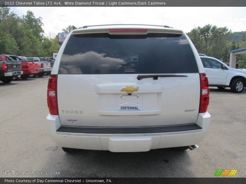 White Diamond Tricoat / Light Cashmere/Dark Cashmere 2013 Chevrolet Tahoe LTZ 4x4