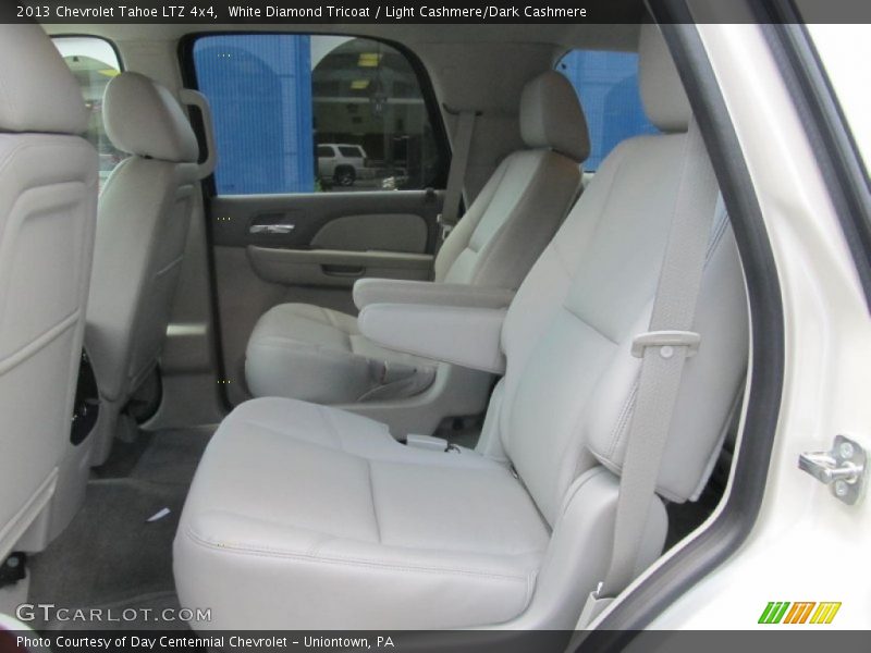 White Diamond Tricoat / Light Cashmere/Dark Cashmere 2013 Chevrolet Tahoe LTZ 4x4