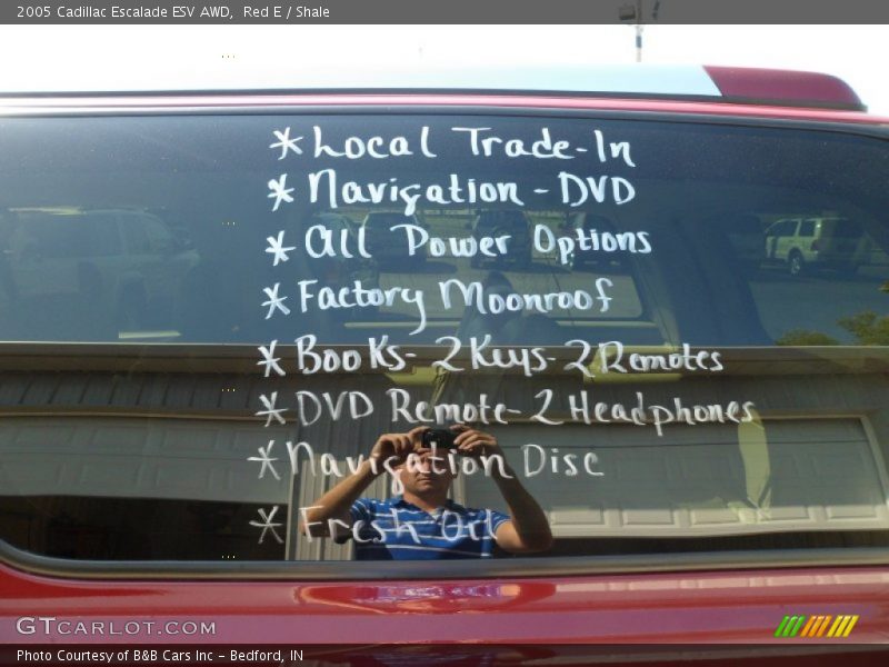 Red E / Shale 2005 Cadillac Escalade ESV AWD
