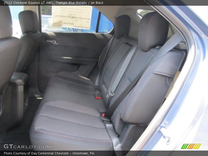 Twilight Blue Metallic / Jet Black 2012 Chevrolet Equinox LT AWD