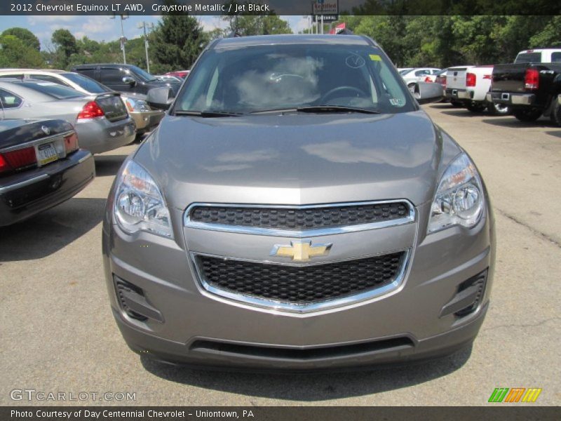Graystone Metallic / Jet Black 2012 Chevrolet Equinox LT AWD