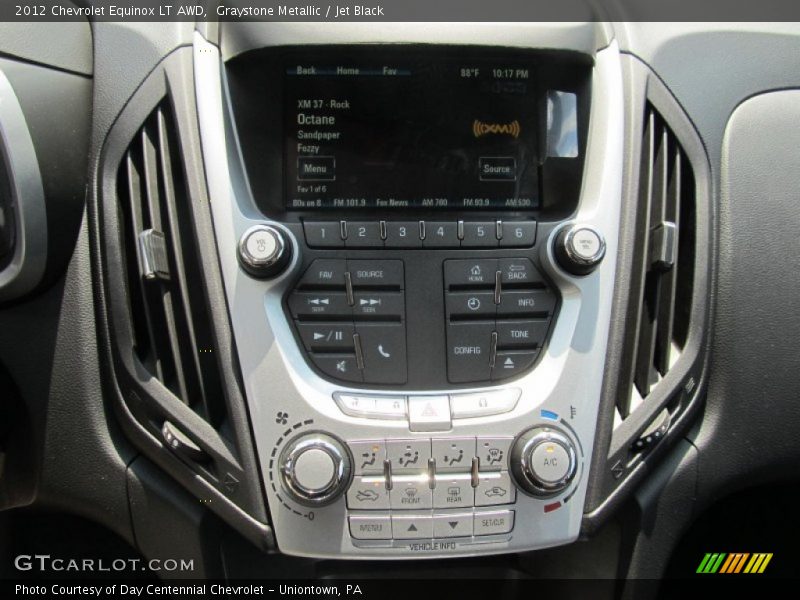 Graystone Metallic / Jet Black 2012 Chevrolet Equinox LT AWD