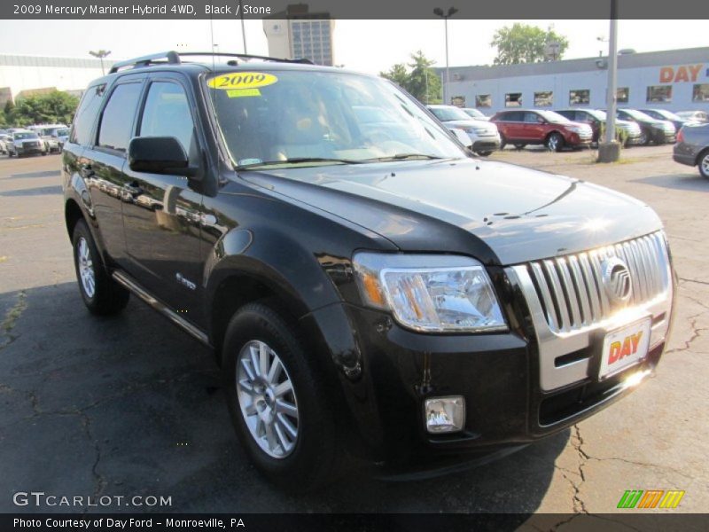 Black / Stone 2009 Mercury Mariner Hybrid 4WD