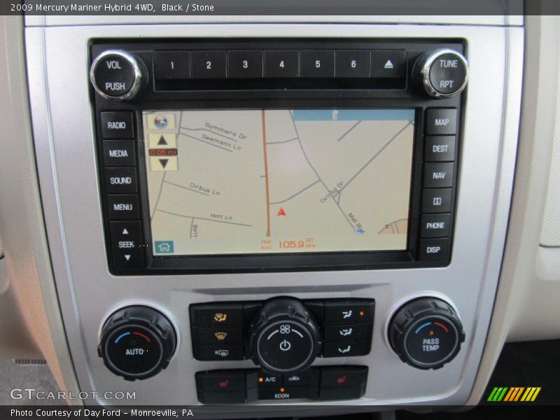 Navigation of 2009 Mariner Hybrid 4WD