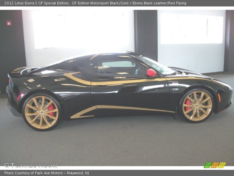  2012 Evora S GP Special Edition GP Edition Motorsport Black/Gold