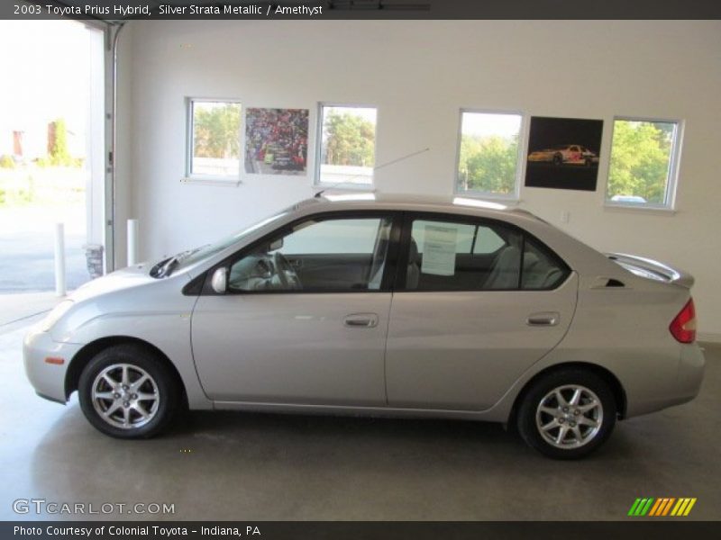 Silver Strata Metallic / Amethyst 2003 Toyota Prius Hybrid