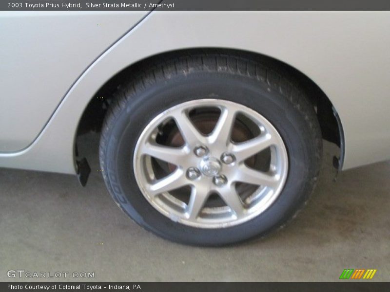 Silver Strata Metallic / Amethyst 2003 Toyota Prius Hybrid