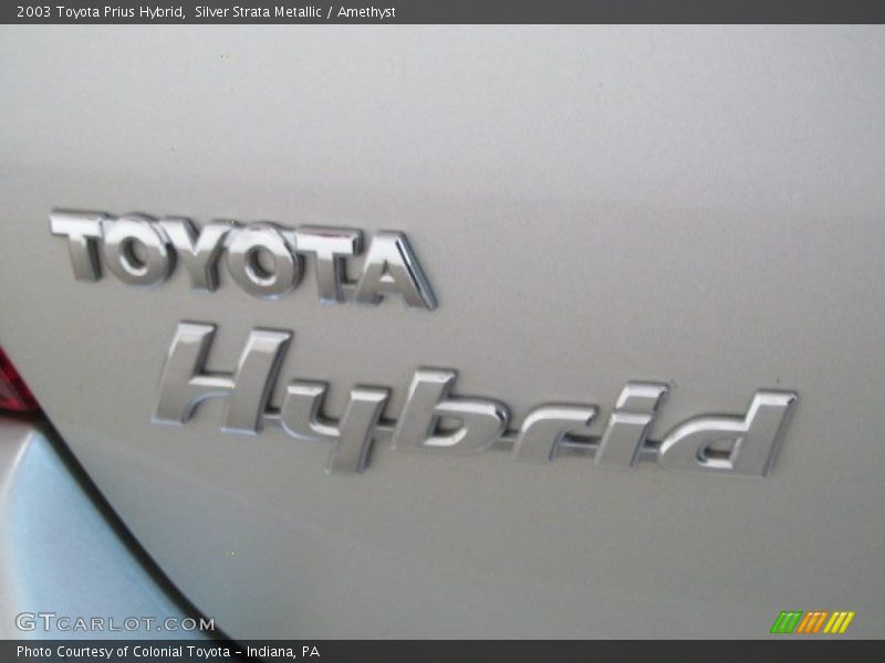 Silver Strata Metallic / Amethyst 2003 Toyota Prius Hybrid