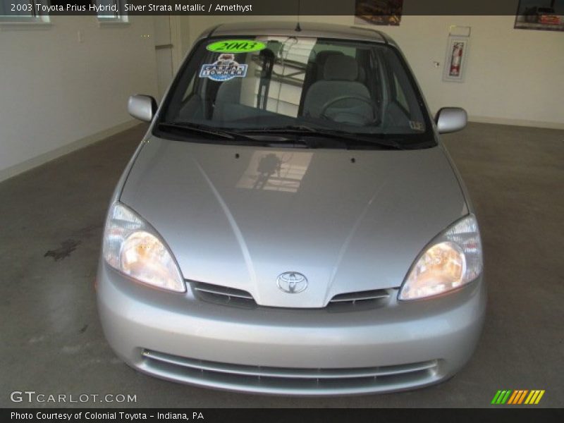 Silver Strata Metallic / Amethyst 2003 Toyota Prius Hybrid