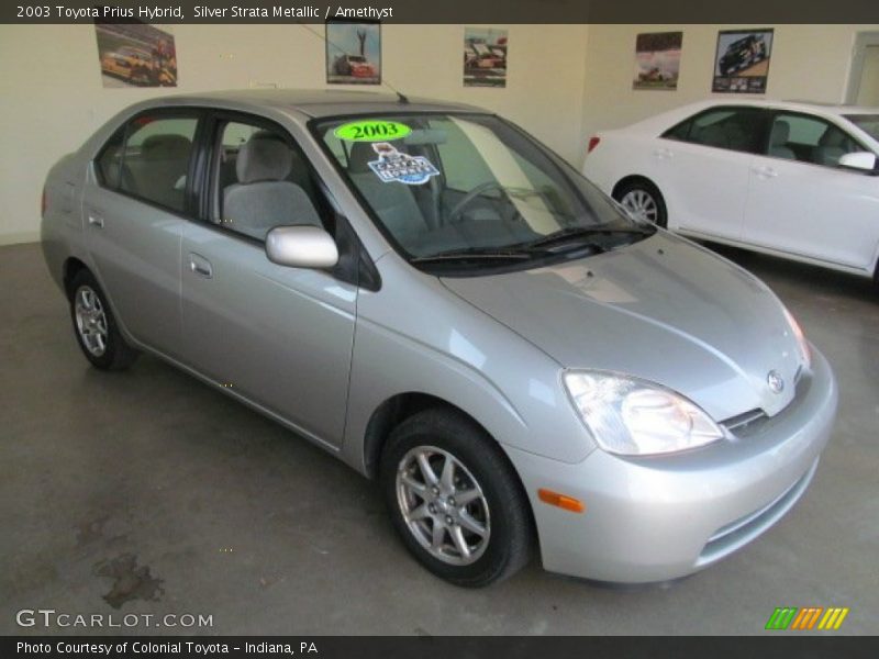 Silver Strata Metallic / Amethyst 2003 Toyota Prius Hybrid