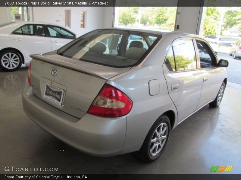 Silver Strata Metallic / Amethyst 2003 Toyota Prius Hybrid