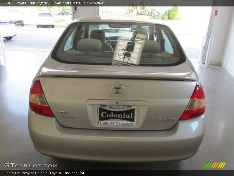 Silver Strata Metallic / Amethyst 2003 Toyota Prius Hybrid