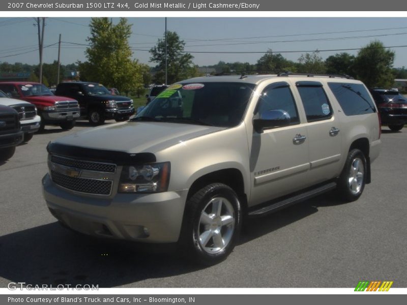 Gold Mist Metallic / Light Cashmere/Ebony 2007 Chevrolet Suburban 1500 LTZ 4x4