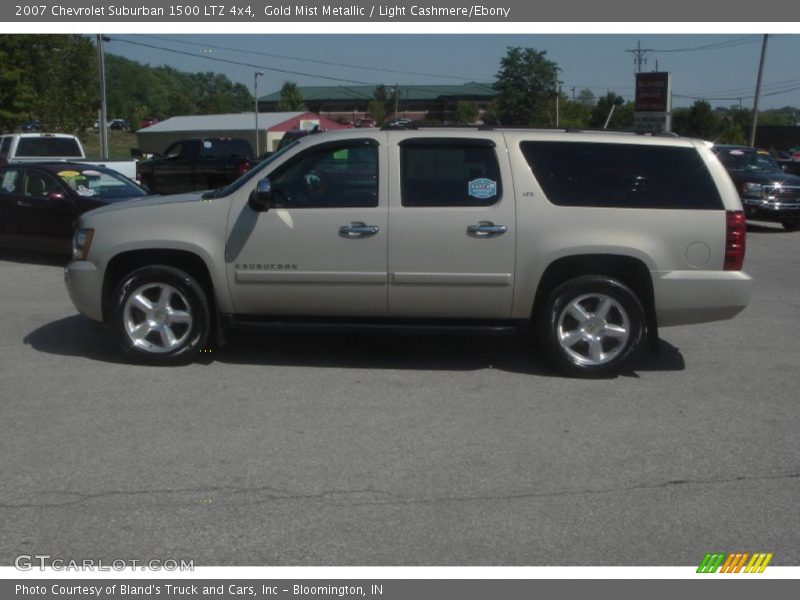 Gold Mist Metallic / Light Cashmere/Ebony 2007 Chevrolet Suburban 1500 LTZ 4x4