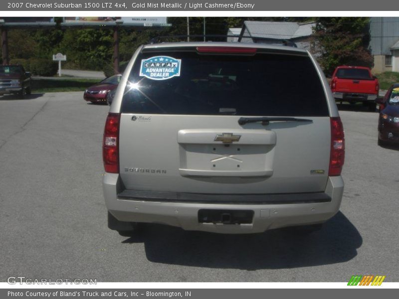Gold Mist Metallic / Light Cashmere/Ebony 2007 Chevrolet Suburban 1500 LTZ 4x4