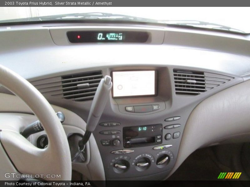 Dashboard of 2003 Prius Hybrid