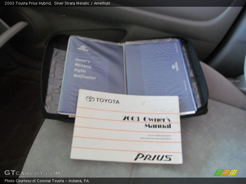 Books/Manuals of 2003 Prius Hybrid