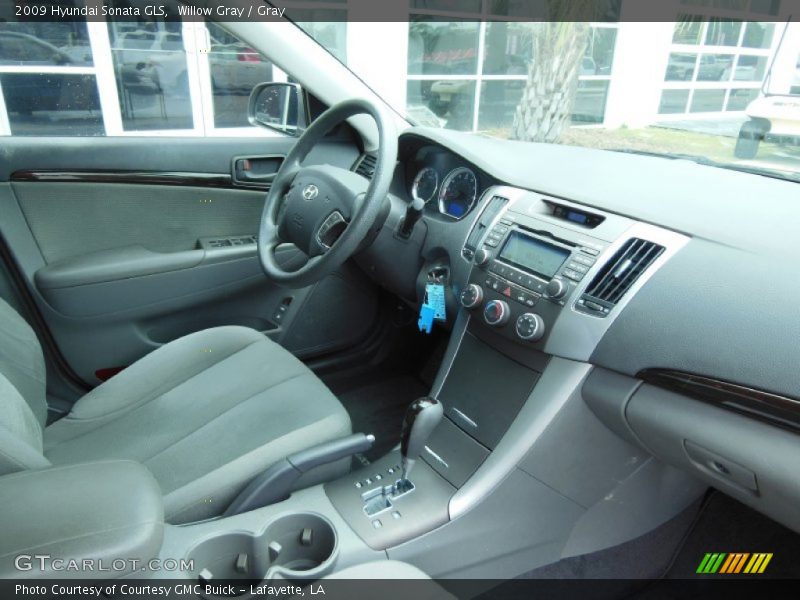 Willow Gray / Gray 2009 Hyundai Sonata GLS