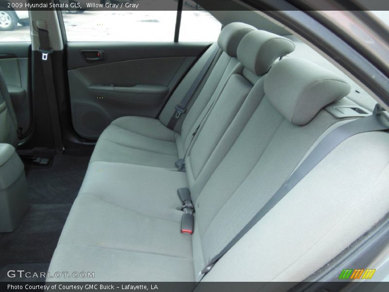 Willow Gray / Gray 2009 Hyundai Sonata GLS