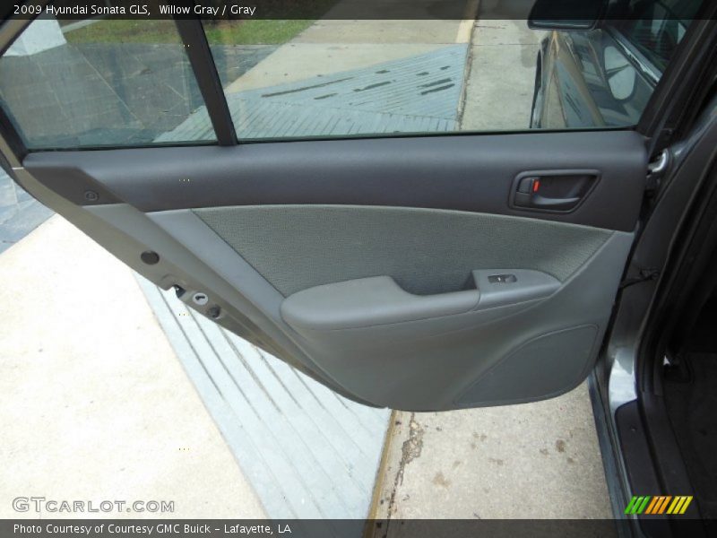 Willow Gray / Gray 2009 Hyundai Sonata GLS
