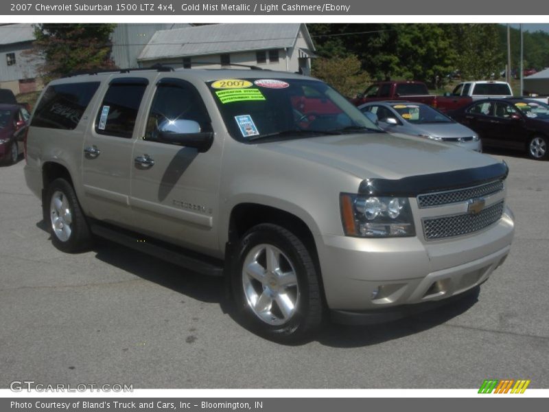 Gold Mist Metallic / Light Cashmere/Ebony 2007 Chevrolet Suburban 1500 LTZ 4x4