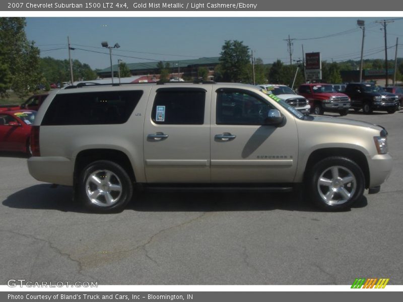 Gold Mist Metallic / Light Cashmere/Ebony 2007 Chevrolet Suburban 1500 LTZ 4x4