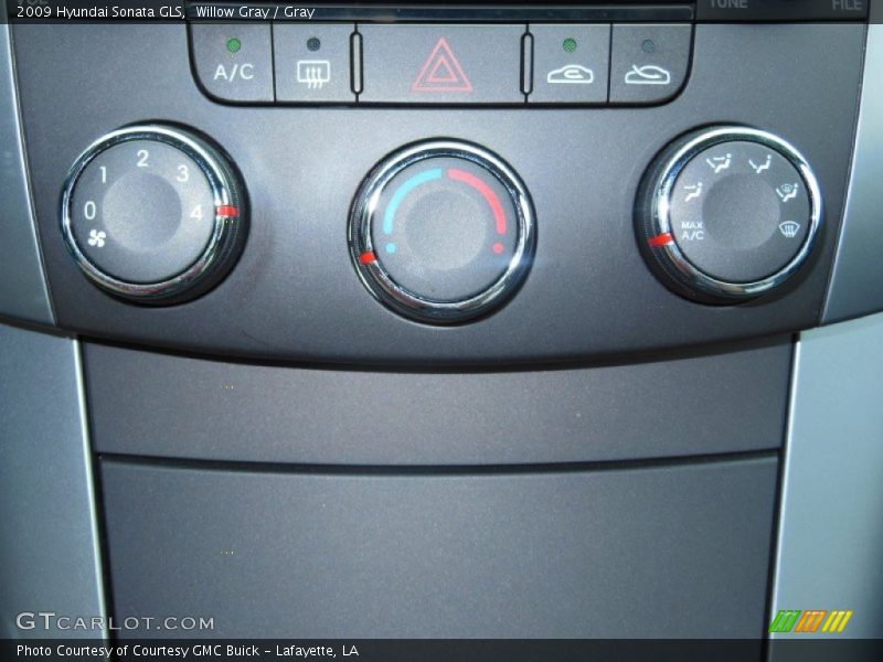 Willow Gray / Gray 2009 Hyundai Sonata GLS