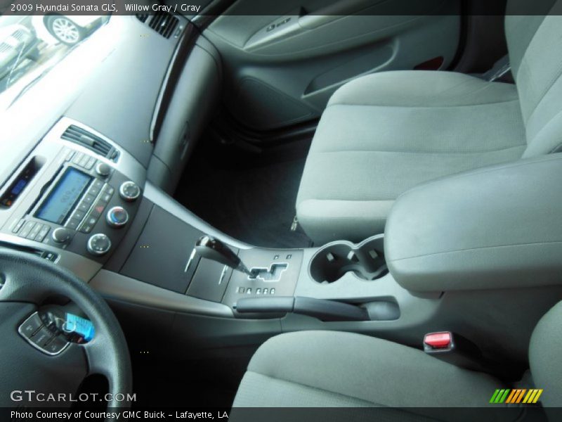 Willow Gray / Gray 2009 Hyundai Sonata GLS