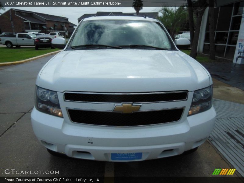 Summit White / Light Cashmere/Ebony 2007 Chevrolet Tahoe LT