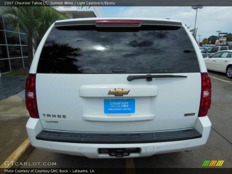 Summit White / Light Cashmere/Ebony 2007 Chevrolet Tahoe LT