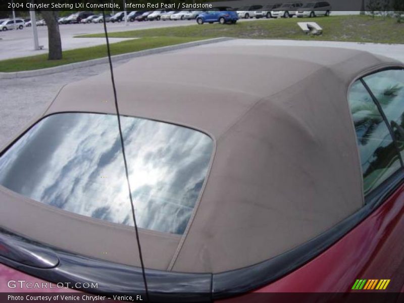 Inferno Red Pearl / Sandstone 2004 Chrysler Sebring LXi Convertible