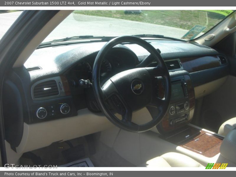 Gold Mist Metallic / Light Cashmere/Ebony 2007 Chevrolet Suburban 1500 LTZ 4x4