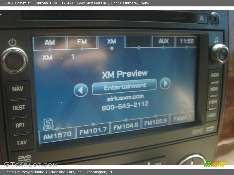 Gold Mist Metallic / Light Cashmere/Ebony 2007 Chevrolet Suburban 1500 LTZ 4x4