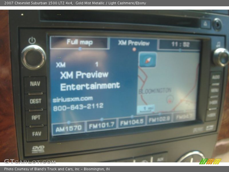 Gold Mist Metallic / Light Cashmere/Ebony 2007 Chevrolet Suburban 1500 LTZ 4x4