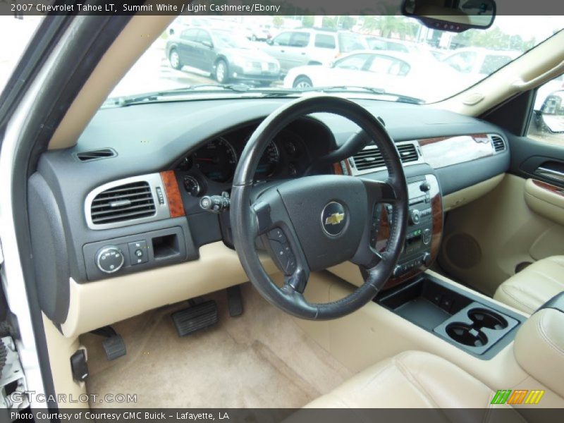 Summit White / Light Cashmere/Ebony 2007 Chevrolet Tahoe LT