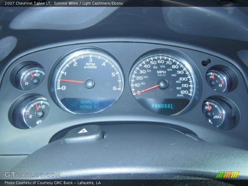 Summit White / Light Cashmere/Ebony 2007 Chevrolet Tahoe LT